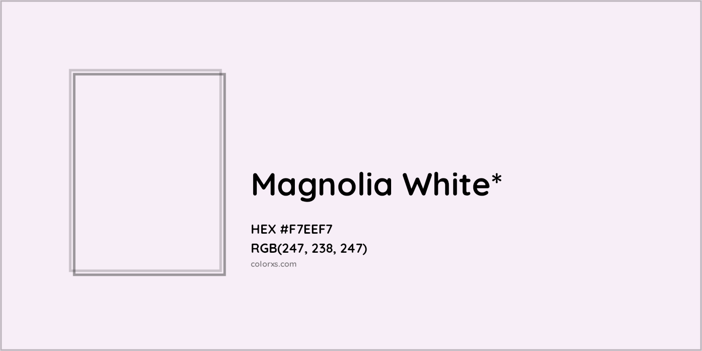 HEX #F7EEF7 Color Name, Color Code, Palettes, Similar Paints, Images
