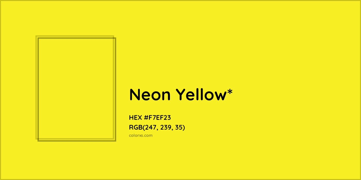 HEX #F7EF23 Color Name, Color Code, Palettes, Similar Paints, Images