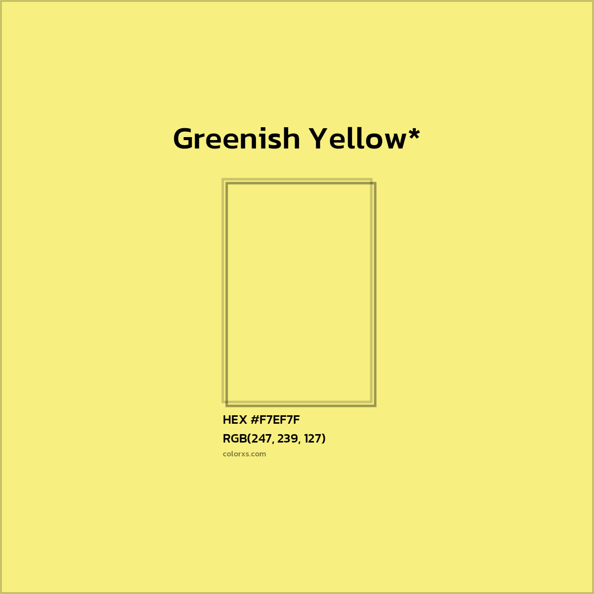HEX #F7EF7F Color Name, Color Code, Palettes, Similar Paints, Images