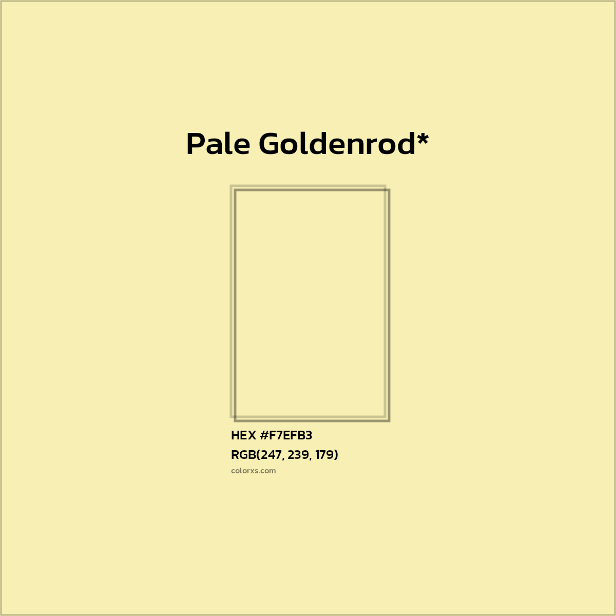 HEX #F7EFB3 Color Name, Color Code, Palettes, Similar Paints, Images