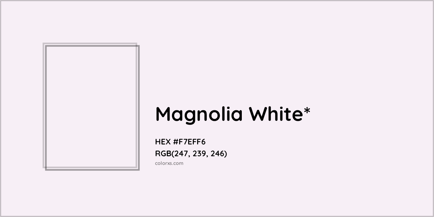 HEX #F7EFF6 Color Name, Color Code, Palettes, Similar Paints, Images
