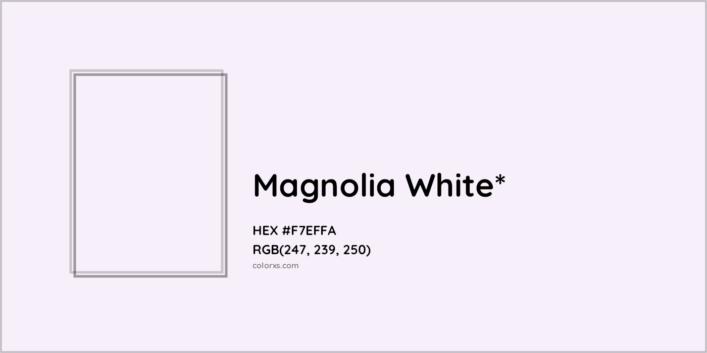 HEX #F7EFFA Color Name, Color Code, Palettes, Similar Paints, Images