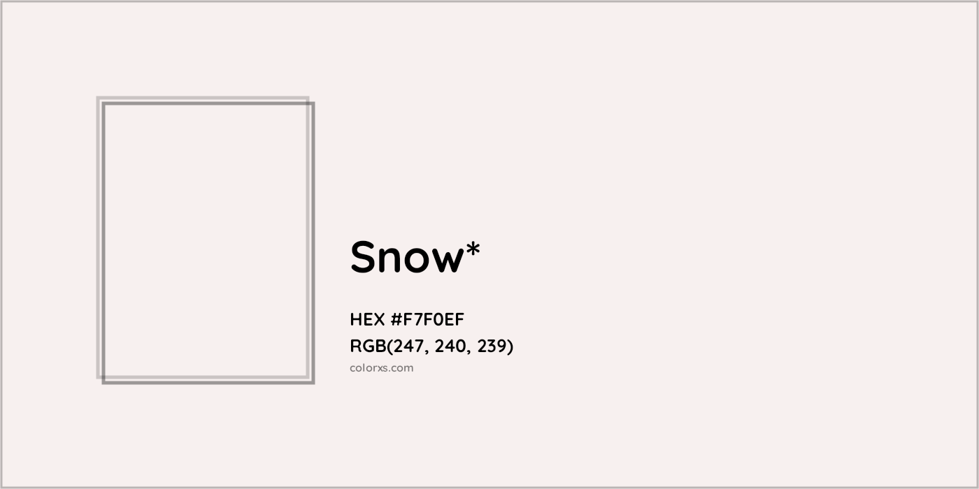 HEX #F7F0EF Color Name, Color Code, Palettes, Similar Paints, Images