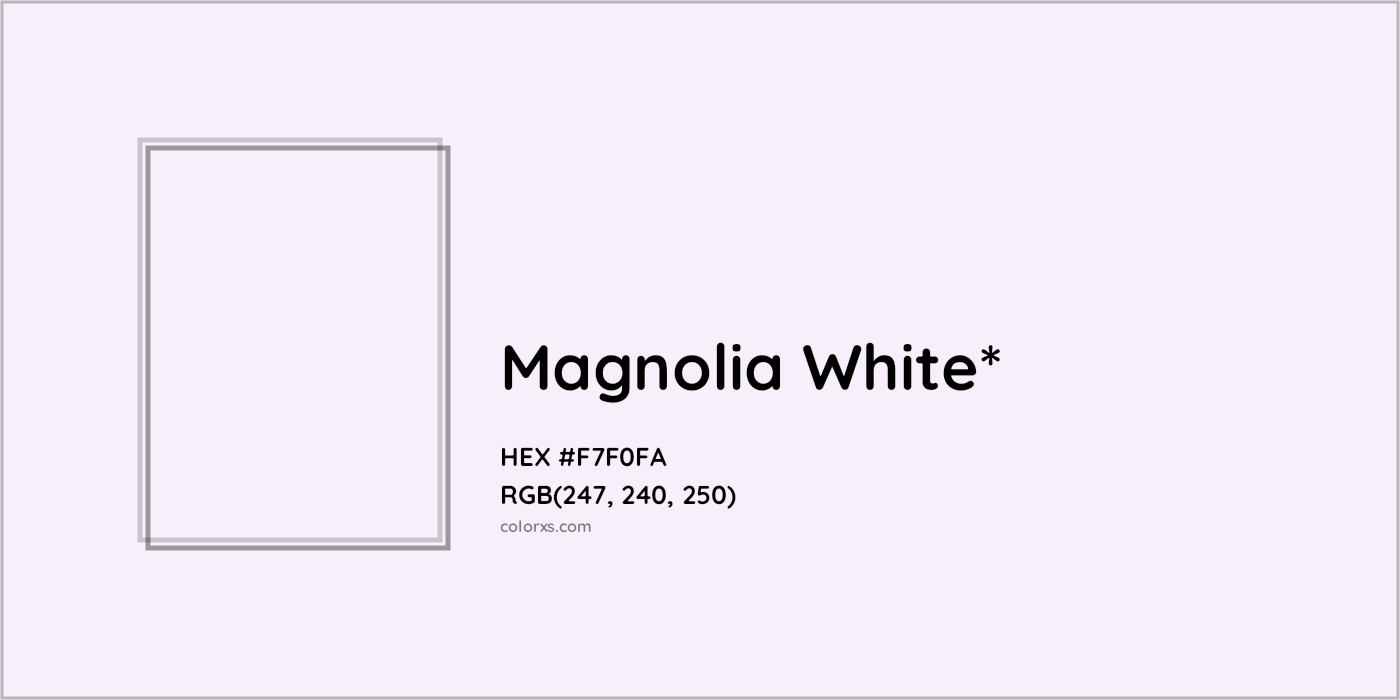 HEX #F7F0FA Color Name, Color Code, Palettes, Similar Paints, Images