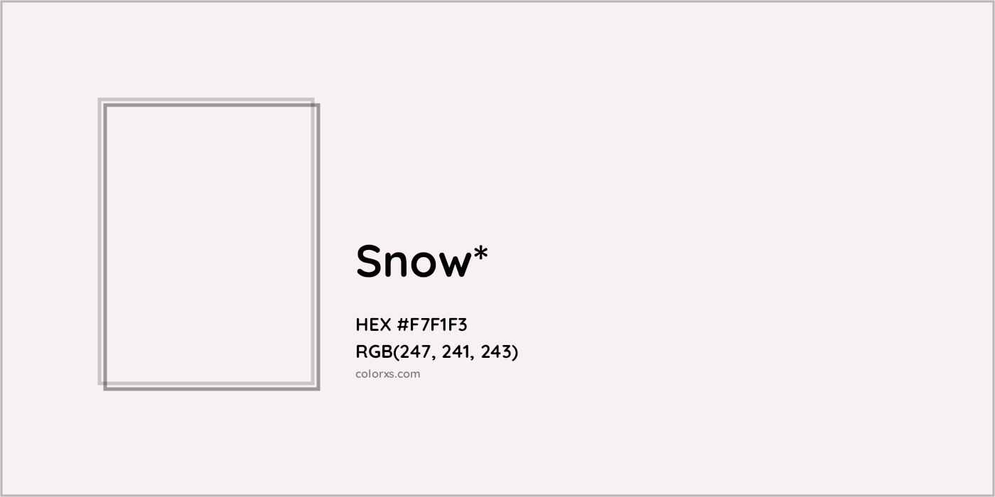 HEX #F7F1F3 Color Name, Color Code, Palettes, Similar Paints, Images