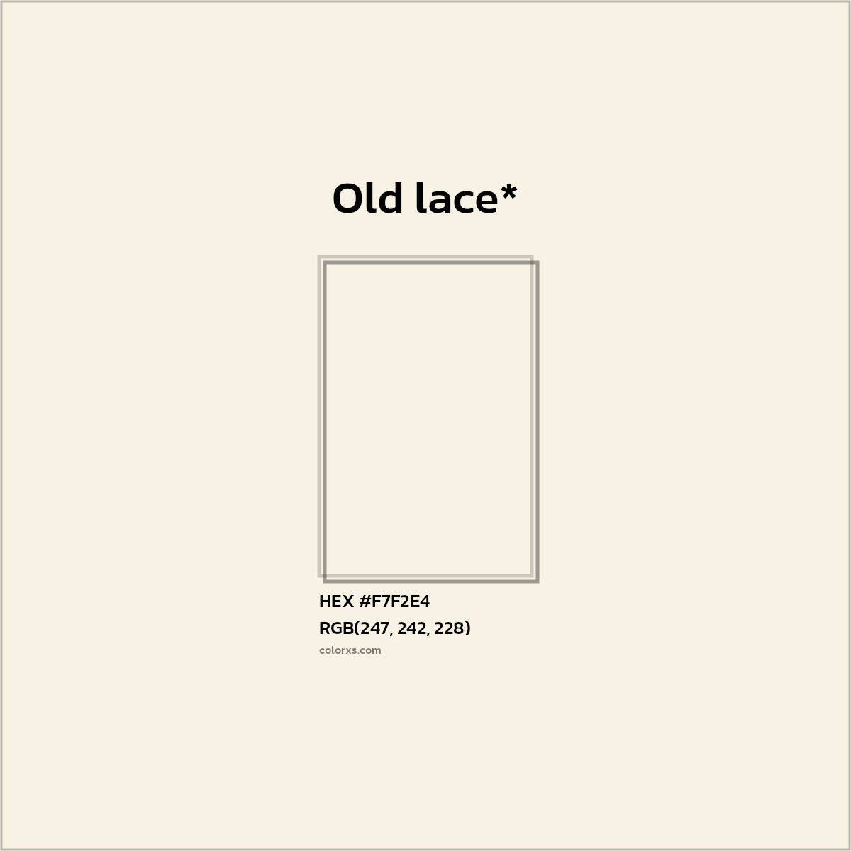 HEX #F7F2E4 Color Name, Color Code, Palettes, Similar Paints, Images