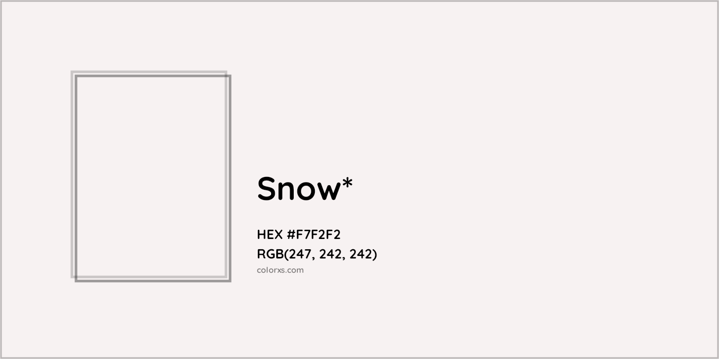 HEX #F7F2F2 Color Name, Color Code, Palettes, Similar Paints, Images