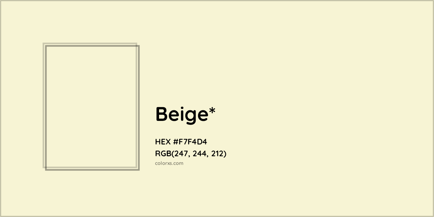 HEX #F7F4D4 Color Name, Color Code, Palettes, Similar Paints, Images