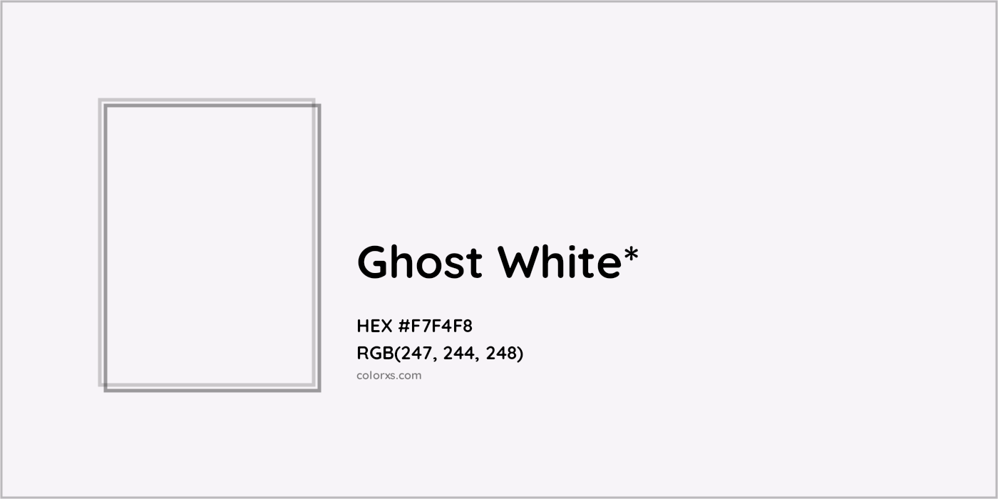 HEX #F7F4F8 Color Name, Color Code, Palettes, Similar Paints, Images