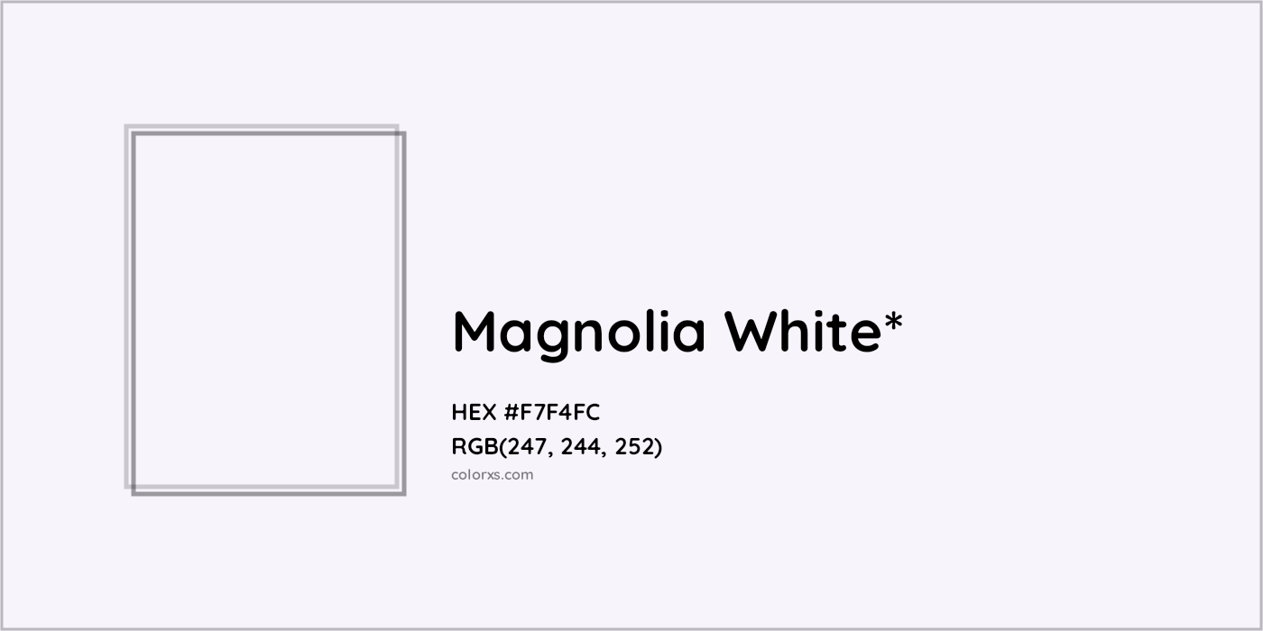 HEX #F7F4FC Color Name, Color Code, Palettes, Similar Paints, Images
