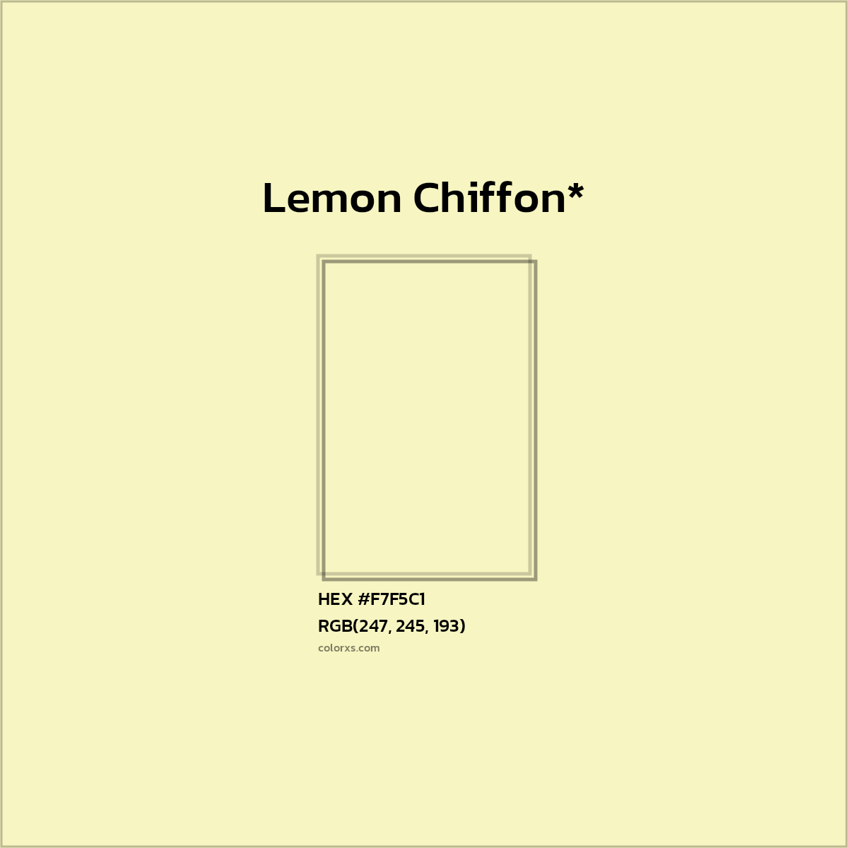 HEX #F7F5C1 Color Name, Color Code, Palettes, Similar Paints, Images