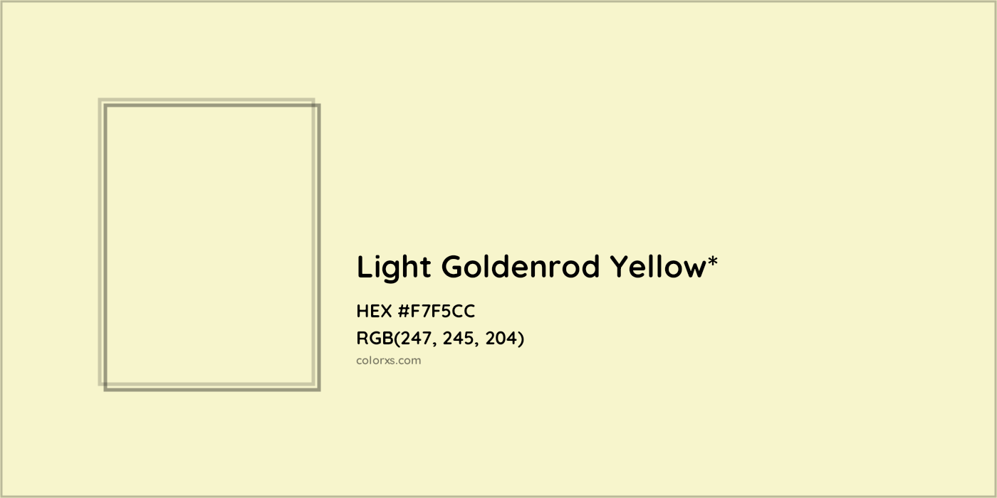 HEX #F7F5CC Color Name, Color Code, Palettes, Similar Paints, Images
