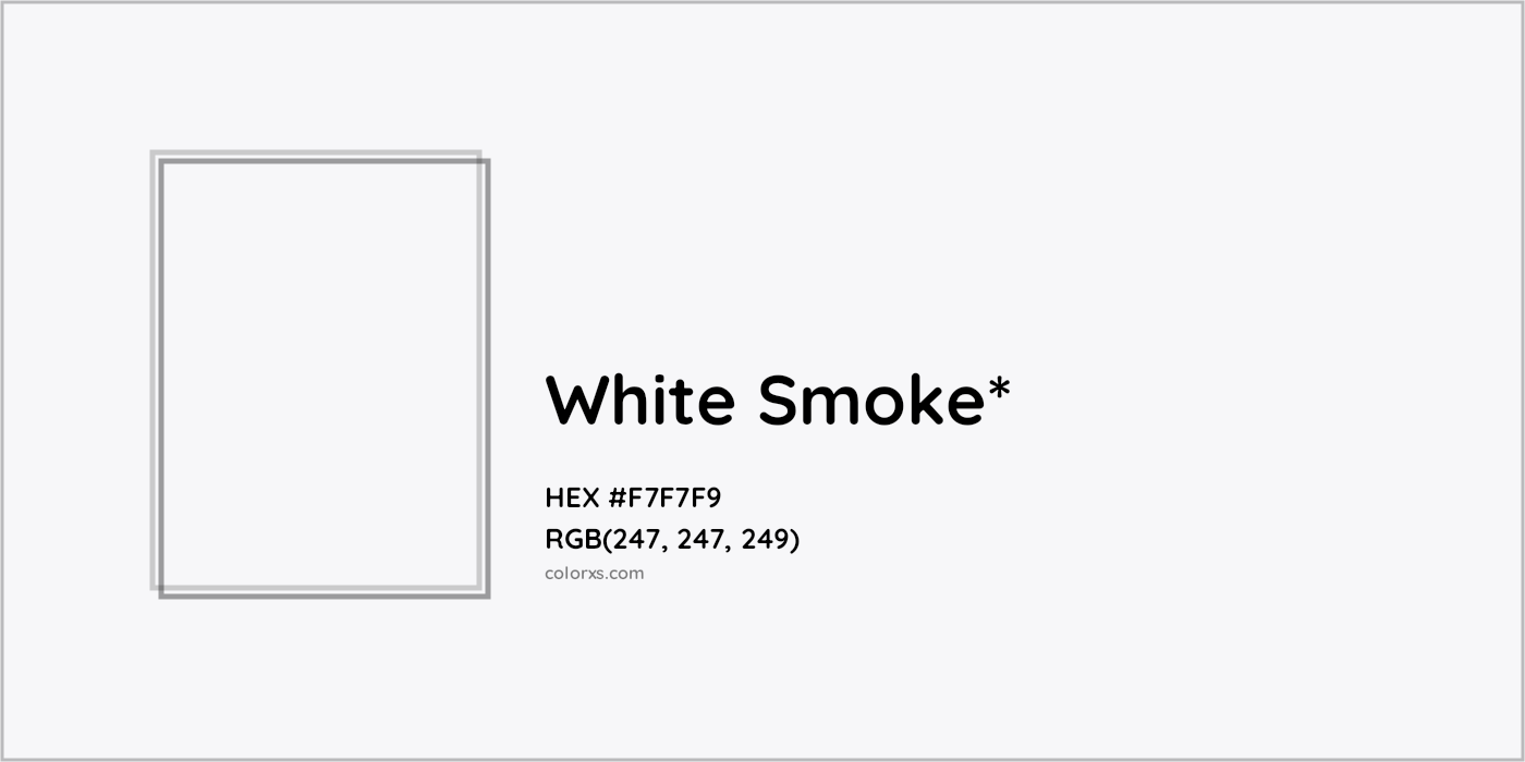 HEX #F7F7F9 Color Name, Color Code, Palettes, Similar Paints, Images