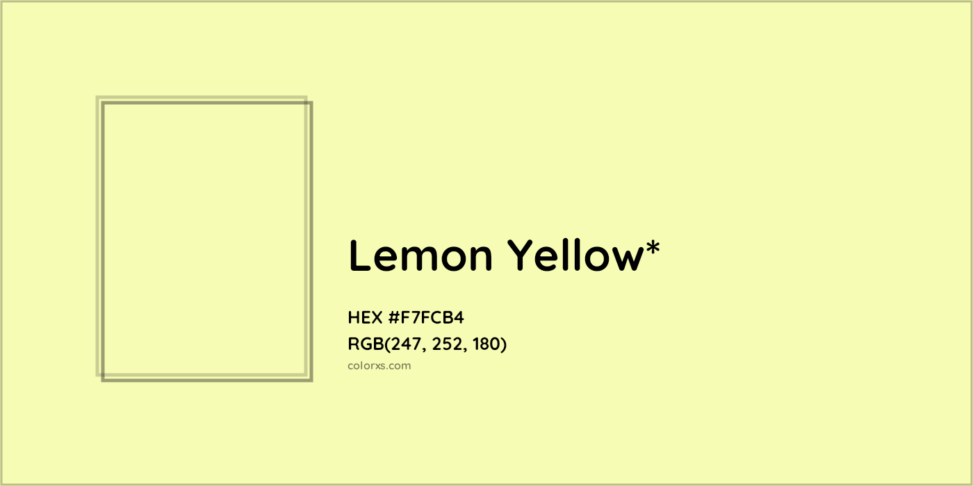 HEX #F7FCB4 Color Name, Color Code, Palettes, Similar Paints, Images