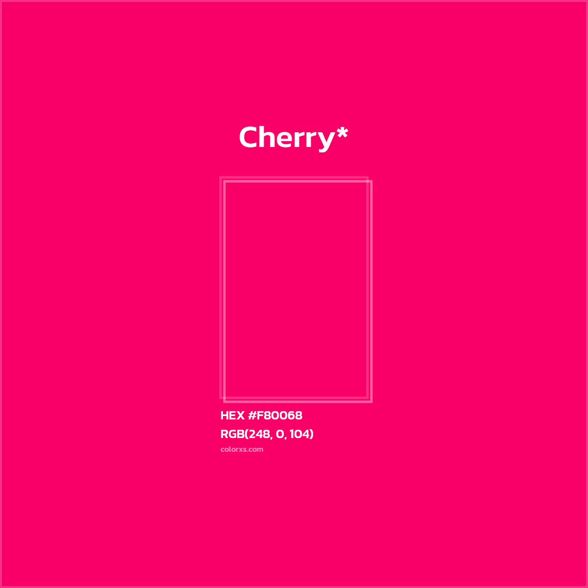 HEX #F80068 Color Name, Color Code, Palettes, Similar Paints, Images