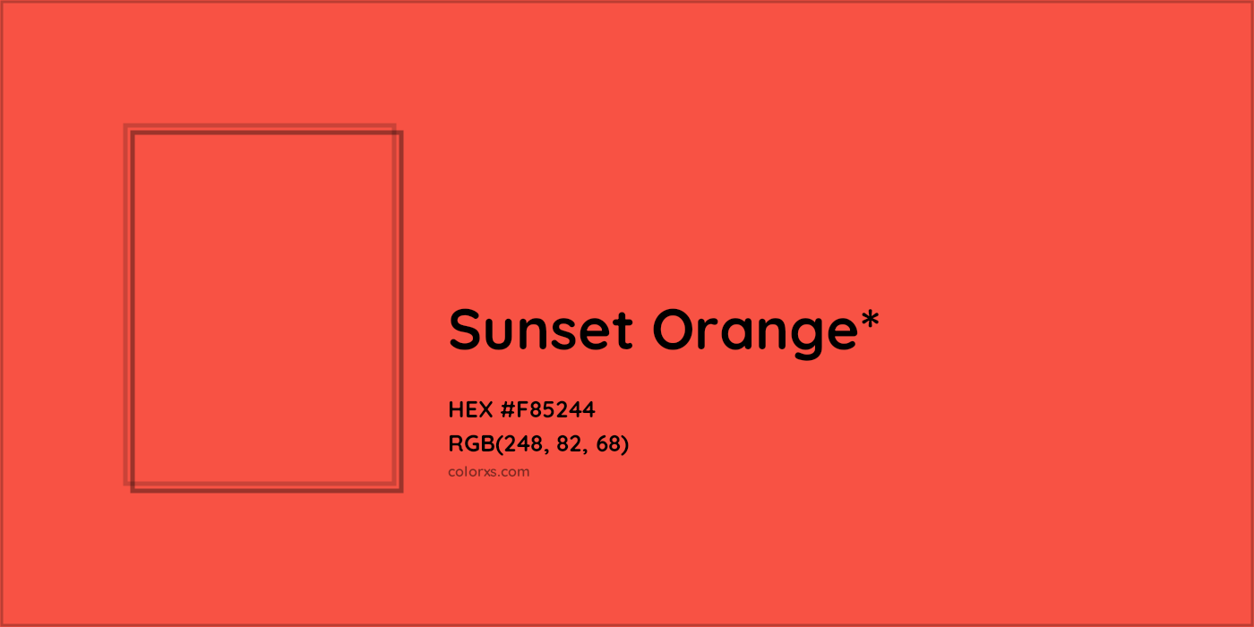 HEX #F85244 Color Name, Color Code, Palettes, Similar Paints, Images