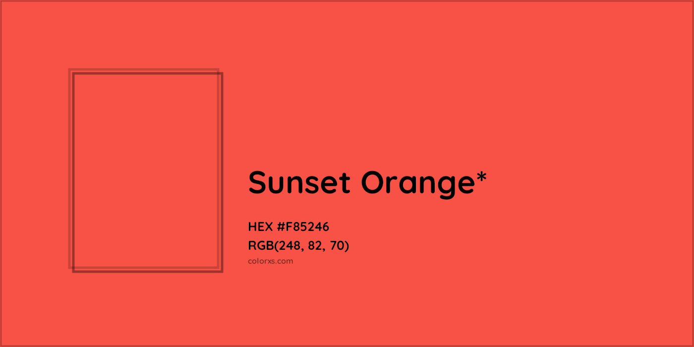 HEX #F85246 Color Name, Color Code, Palettes, Similar Paints, Images