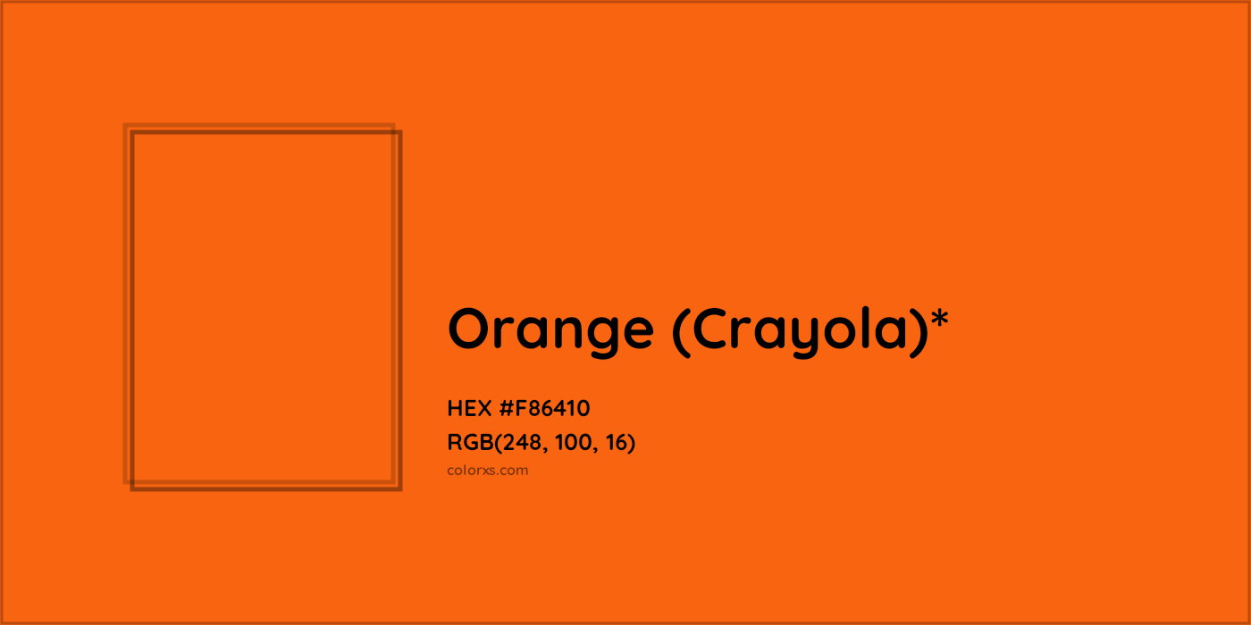 HEX #F86410 Color Name, Color Code, Palettes, Similar Paints, Images
