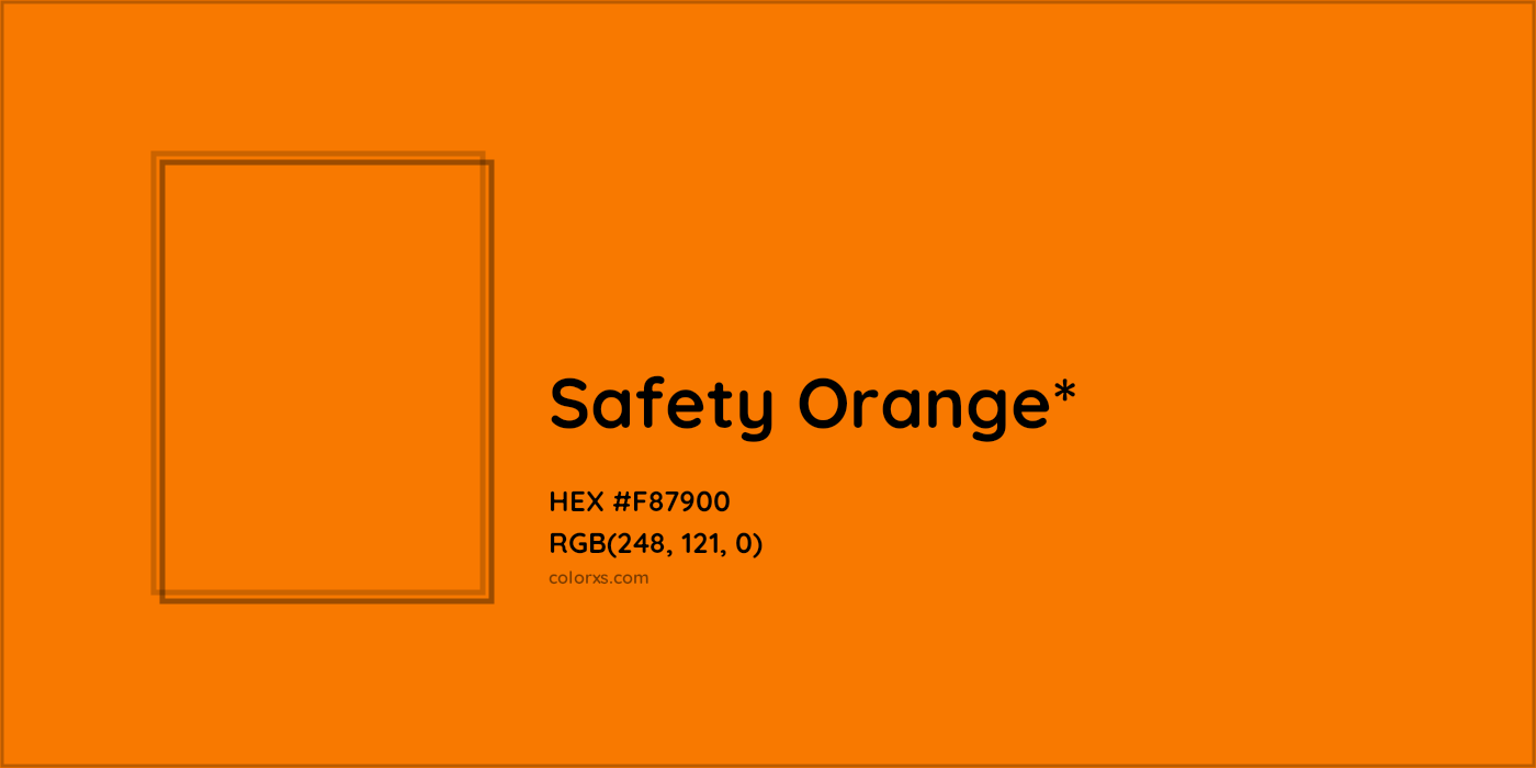 HEX #F87900 Color Name, Color Code, Palettes, Similar Paints, Images