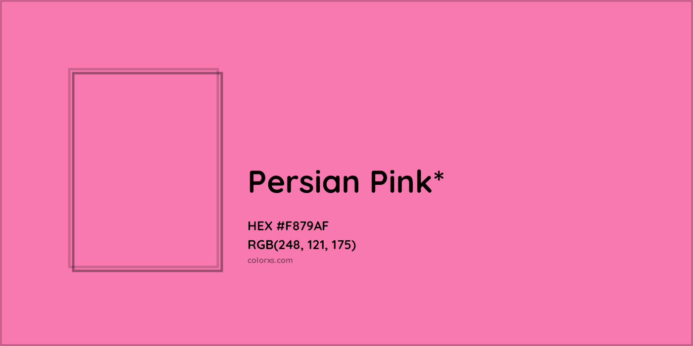 HEX #F879AF Color Name, Color Code, Palettes, Similar Paints, Images