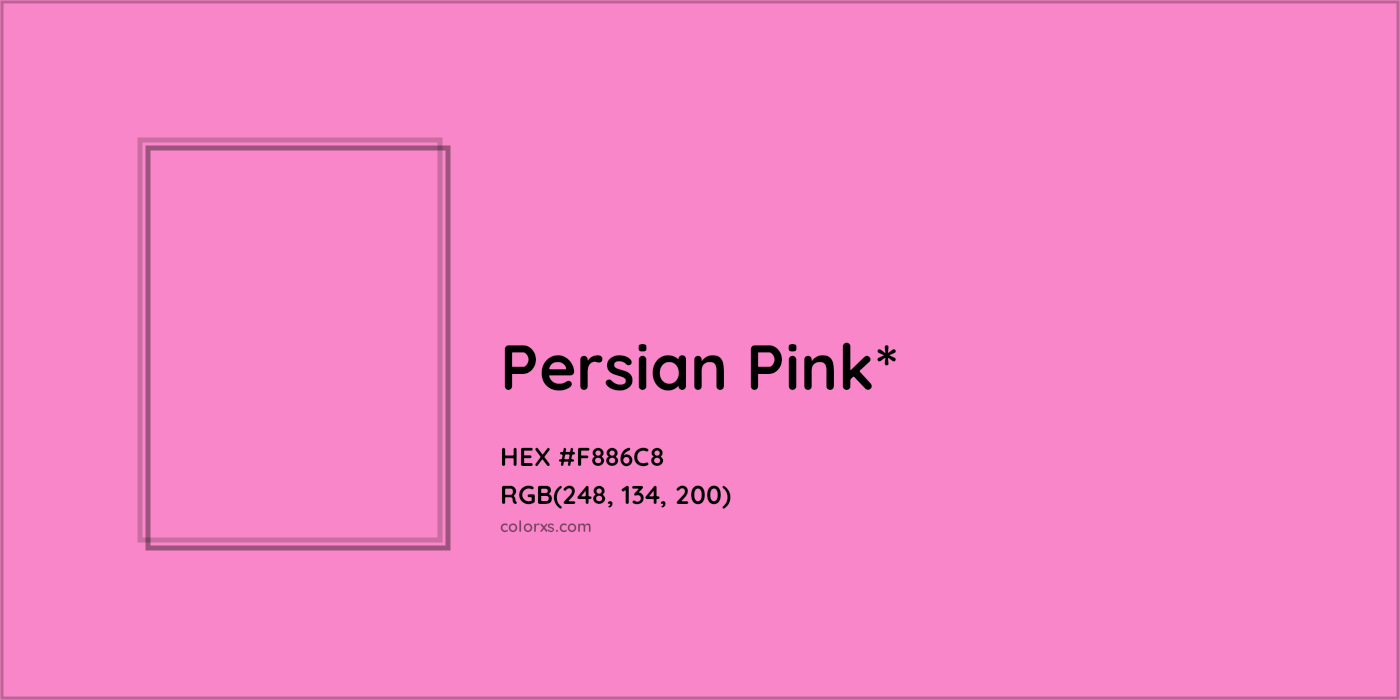 HEX #F886C8 Color Name, Color Code, Palettes, Similar Paints, Images