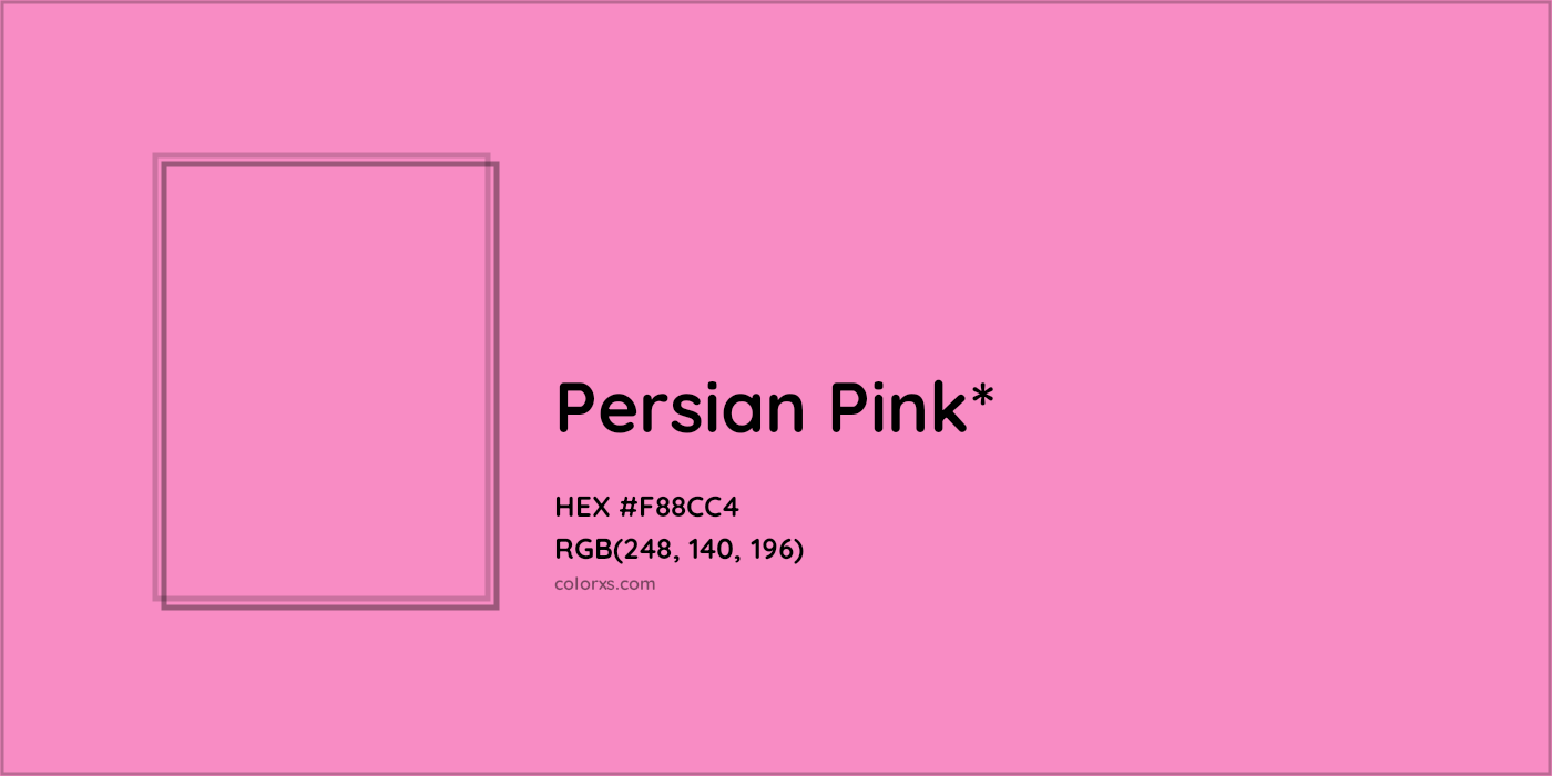 HEX #F88CC4 Color Name, Color Code, Palettes, Similar Paints, Images