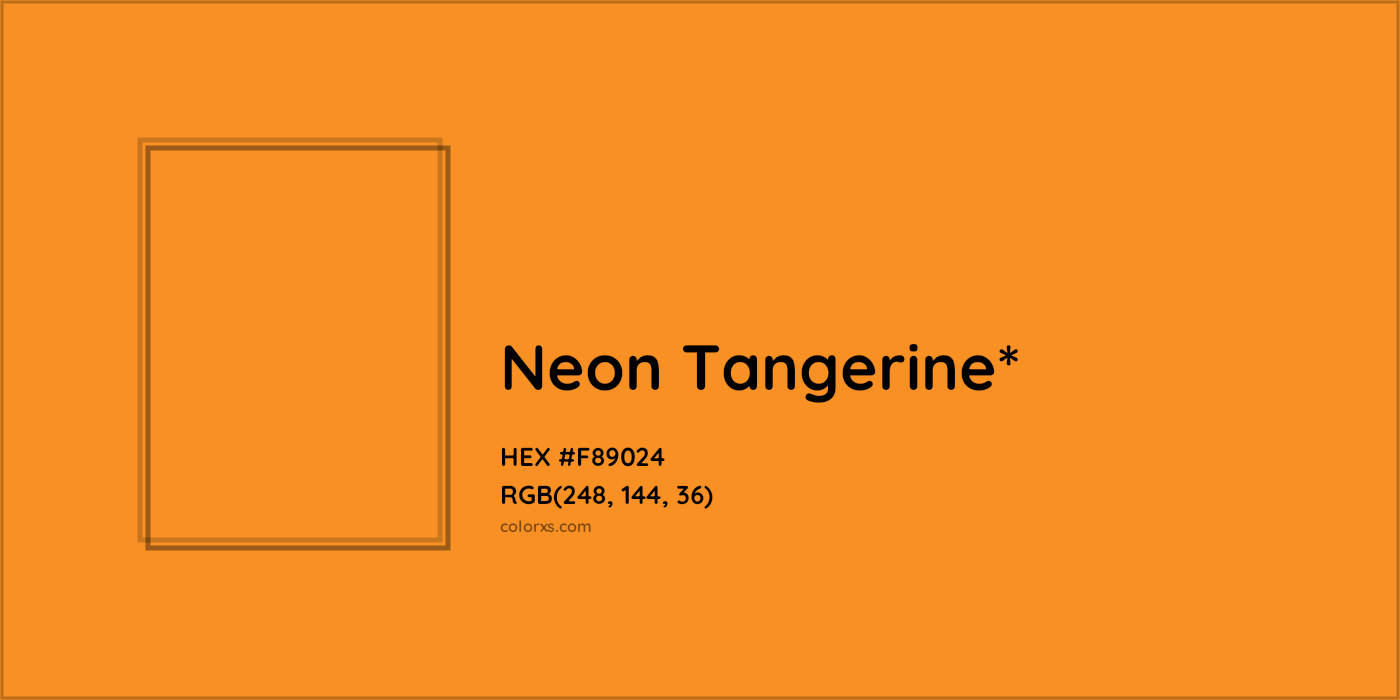 HEX #F89024 Color Name, Color Code, Palettes, Similar Paints, Images