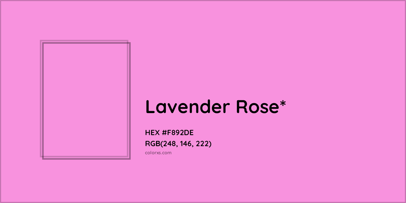 HEX #F892DE Color Name, Color Code, Palettes, Similar Paints, Images