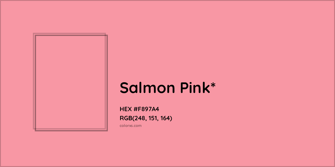 HEX #F897A4 Color Name, Color Code, Palettes, Similar Paints, Images