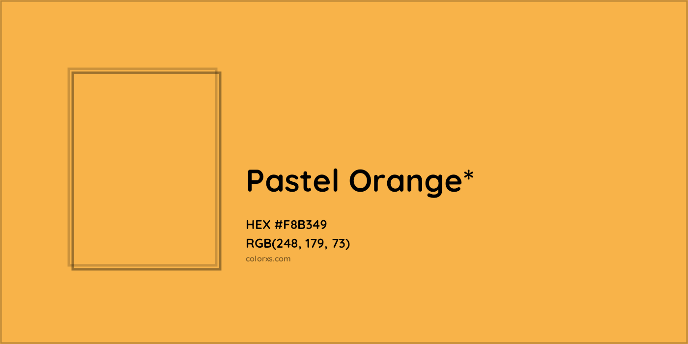 HEX #F8B349 Color Name, Color Code, Palettes, Similar Paints, Images