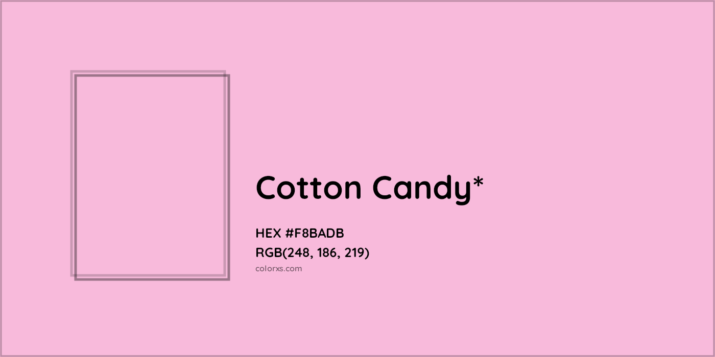 HEX #F8BADB Color Name, Color Code, Palettes, Similar Paints, Images