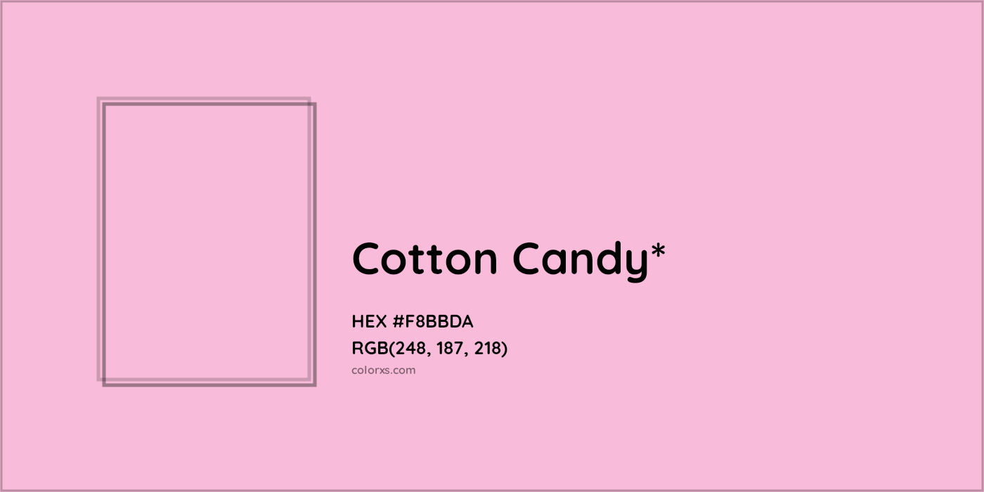 HEX #F8BBDA Color Name, Color Code, Palettes, Similar Paints, Images