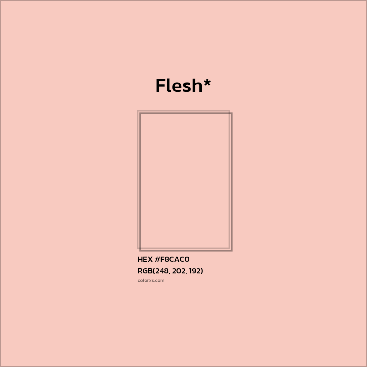 HEX #F8CAC0 Color Name, Color Code, Palettes, Similar Paints, Images