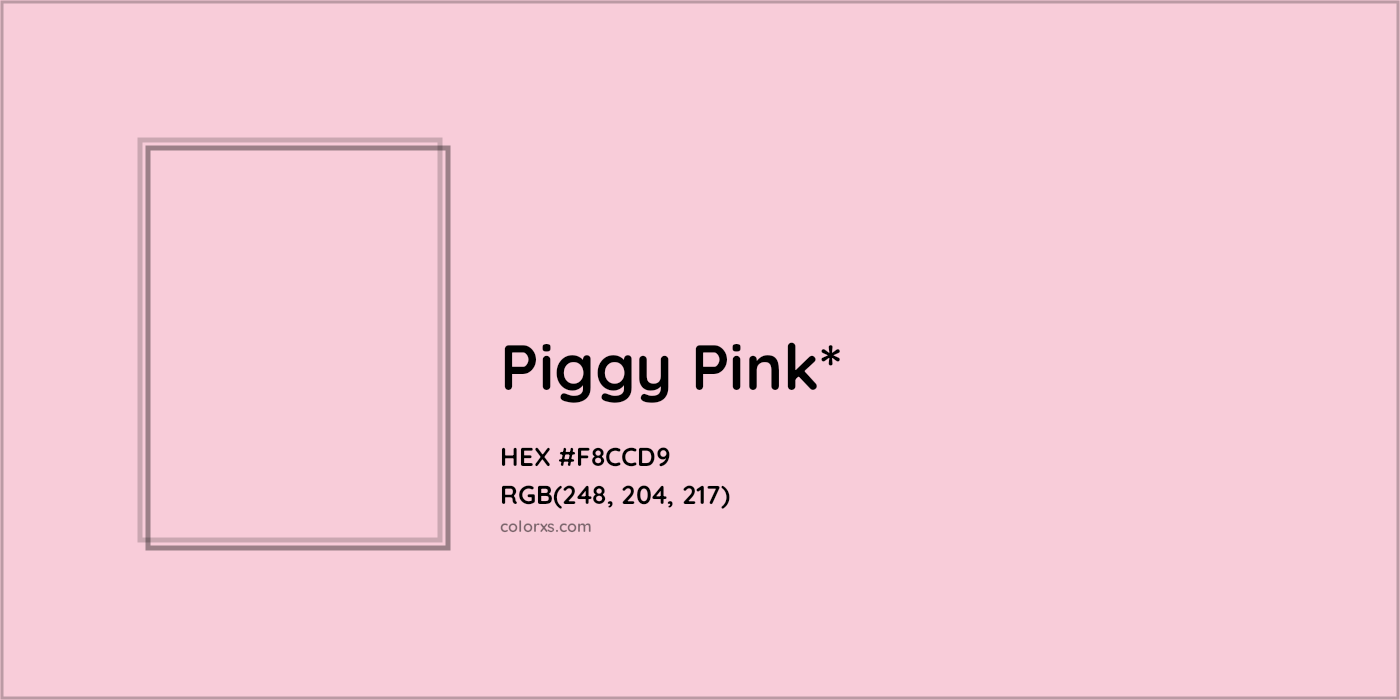 HEX #F8CCD9 Color Name, Color Code, Palettes, Similar Paints, Images