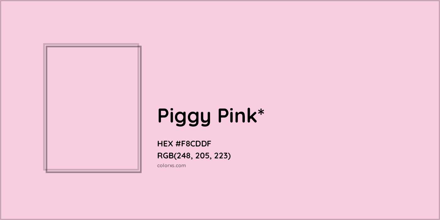 HEX #F8CDDF Color Name, Color Code, Palettes, Similar Paints, Images