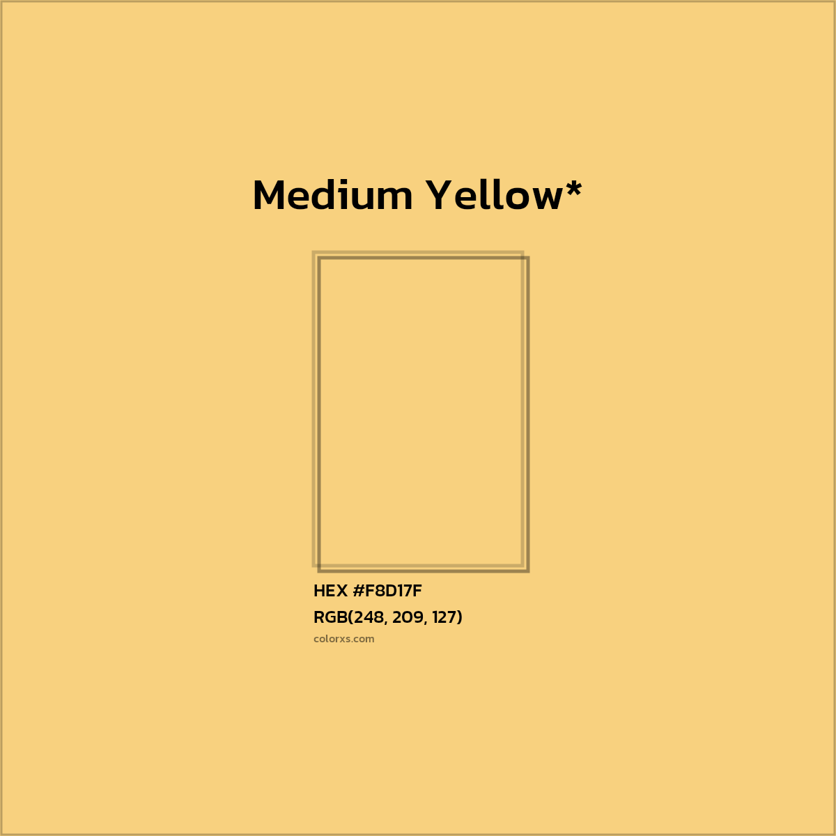 HEX #F8D17F Color Name, Color Code, Palettes, Similar Paints, Images