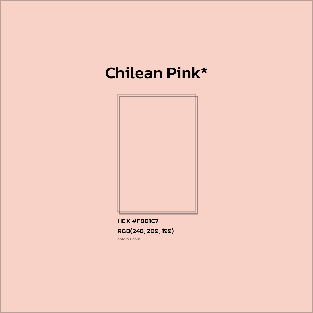 HEX #F8D1C7 Color Name, Color Code, Palettes, Similar Paints, Images