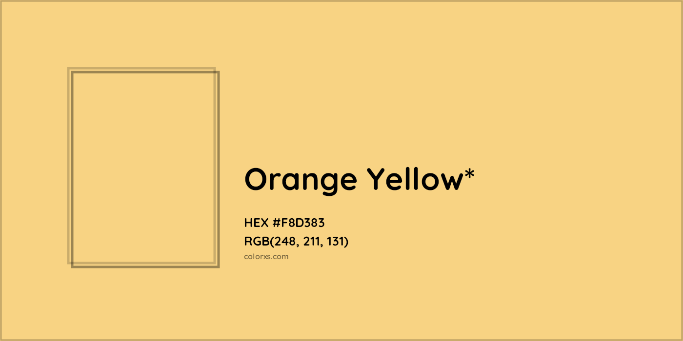 HEX #F8D383 Color Name, Color Code, Palettes, Similar Paints, Images