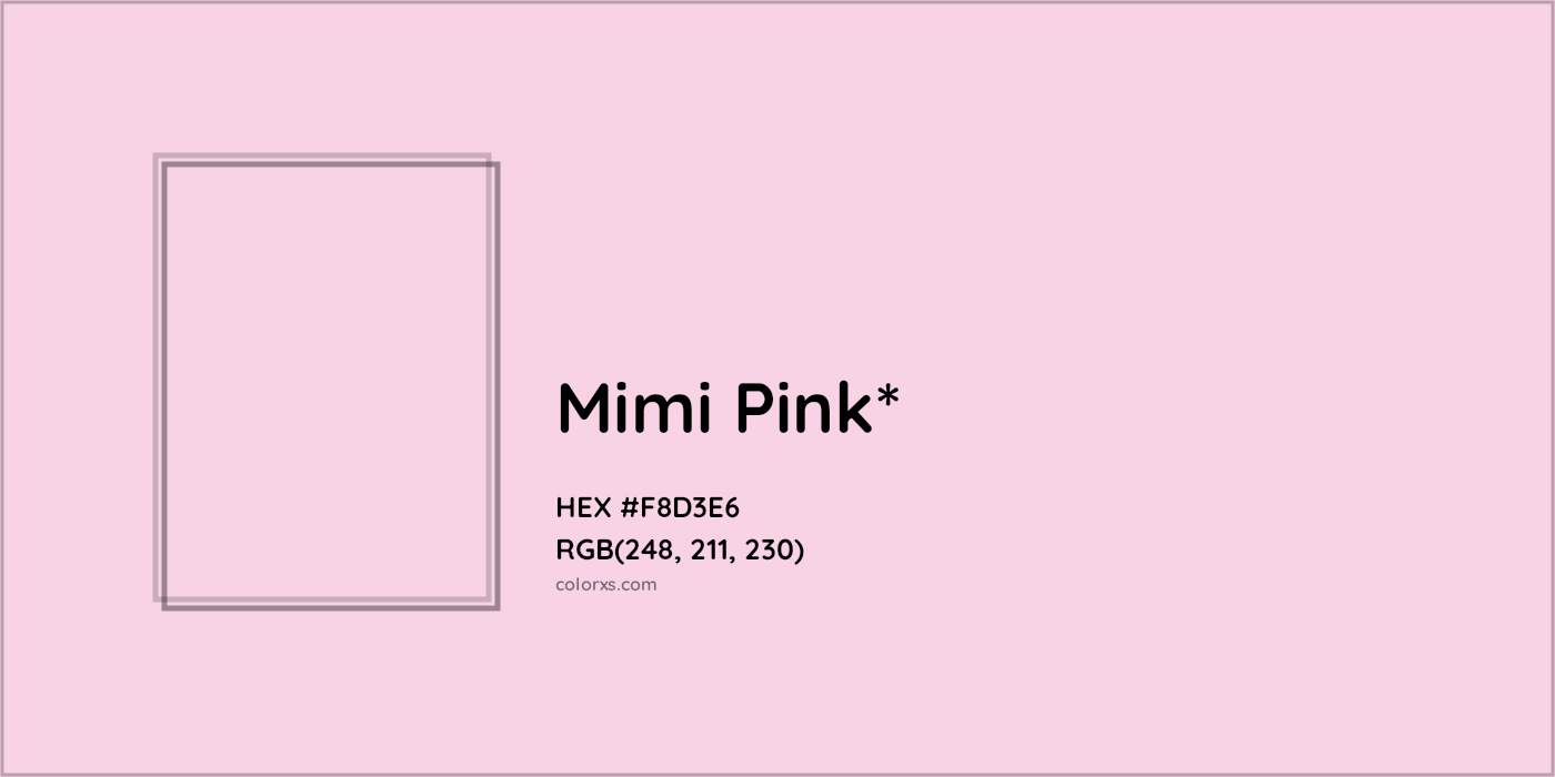 HEX #F8D3E6 Color Name, Color Code, Palettes, Similar Paints, Images