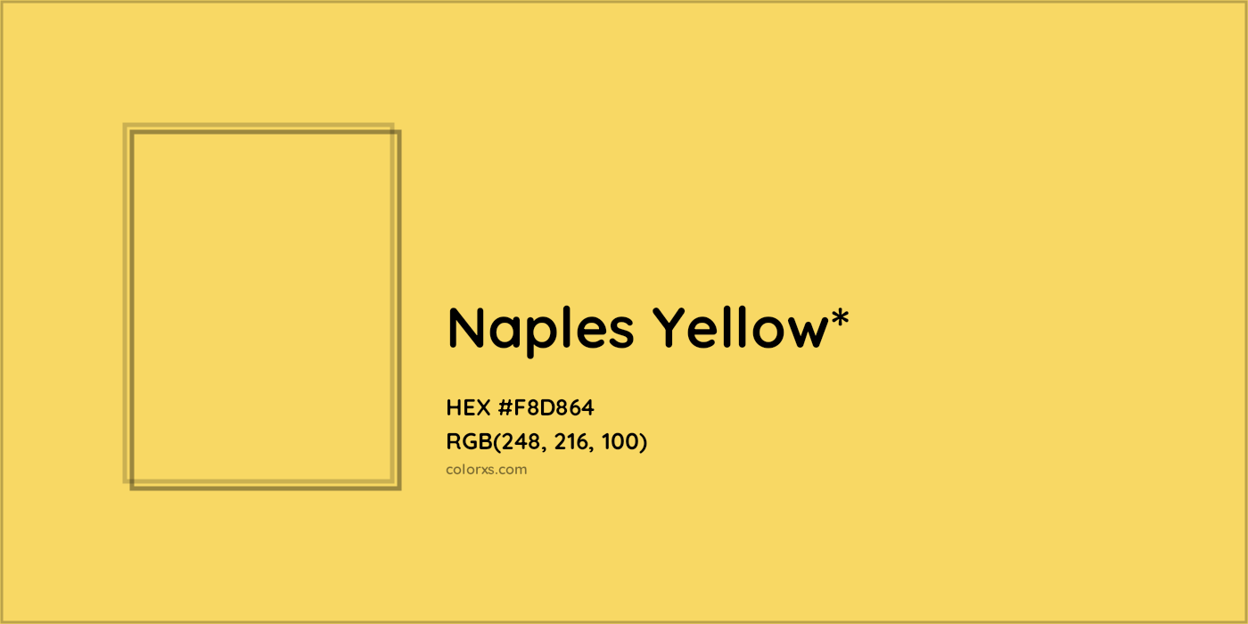 HEX #F8D864 Color Name, Color Code, Palettes, Similar Paints, Images