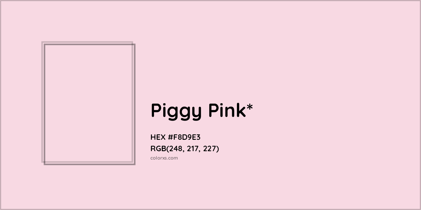 HEX #F8D9E3 Color Name, Color Code, Palettes, Similar Paints, Images