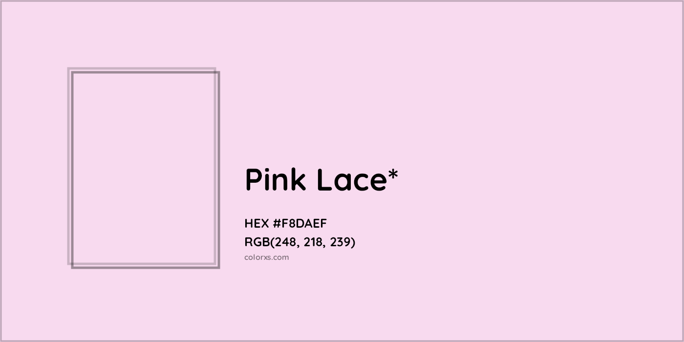 HEX #F8DAEF Color Name, Color Code, Palettes, Similar Paints, Images