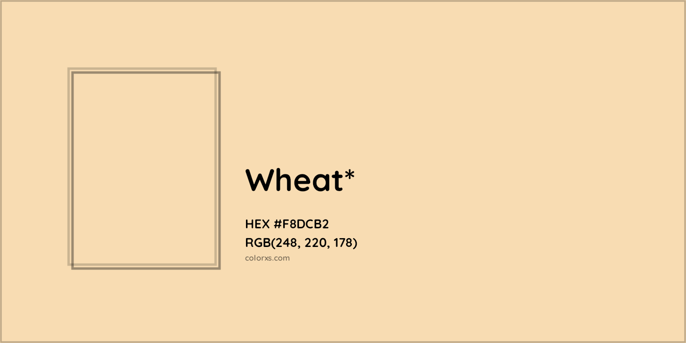 HEX #F8DCB2 Color Name, Color Code, Palettes, Similar Paints, Images