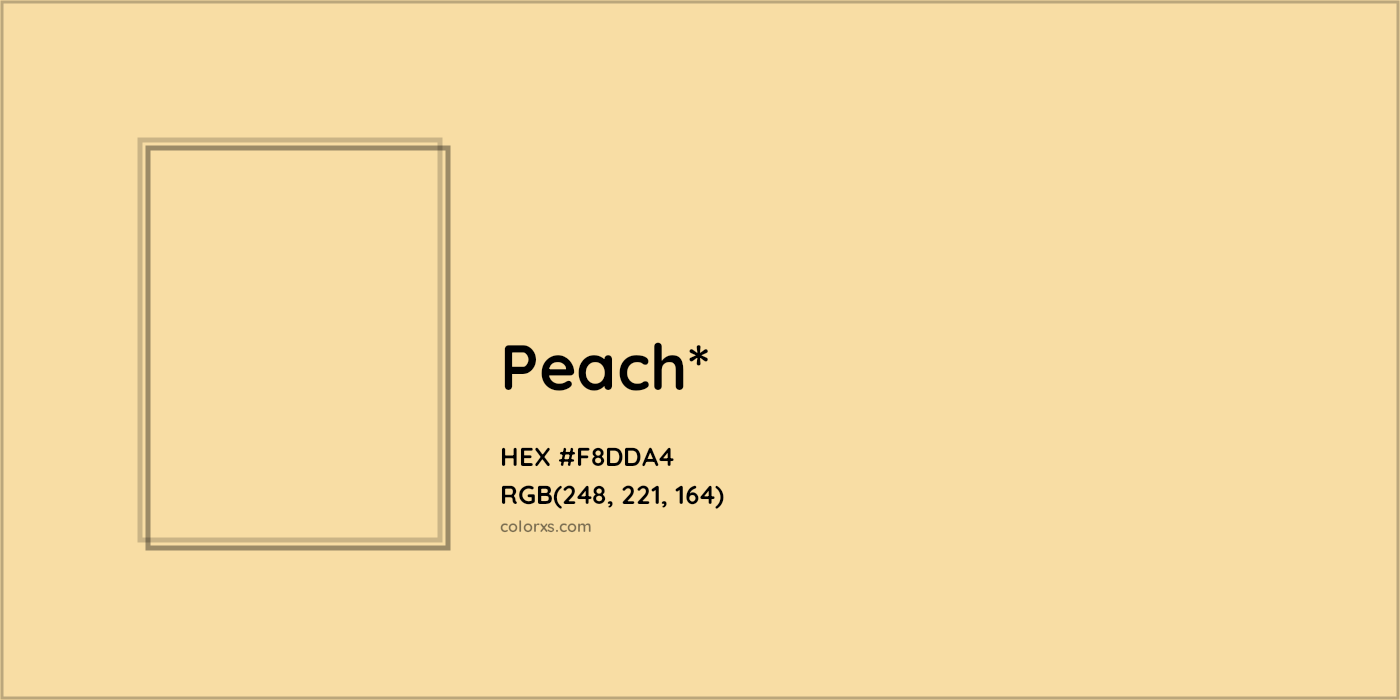 HEX #F8DDA4 Color Name, Color Code, Palettes, Similar Paints, Images