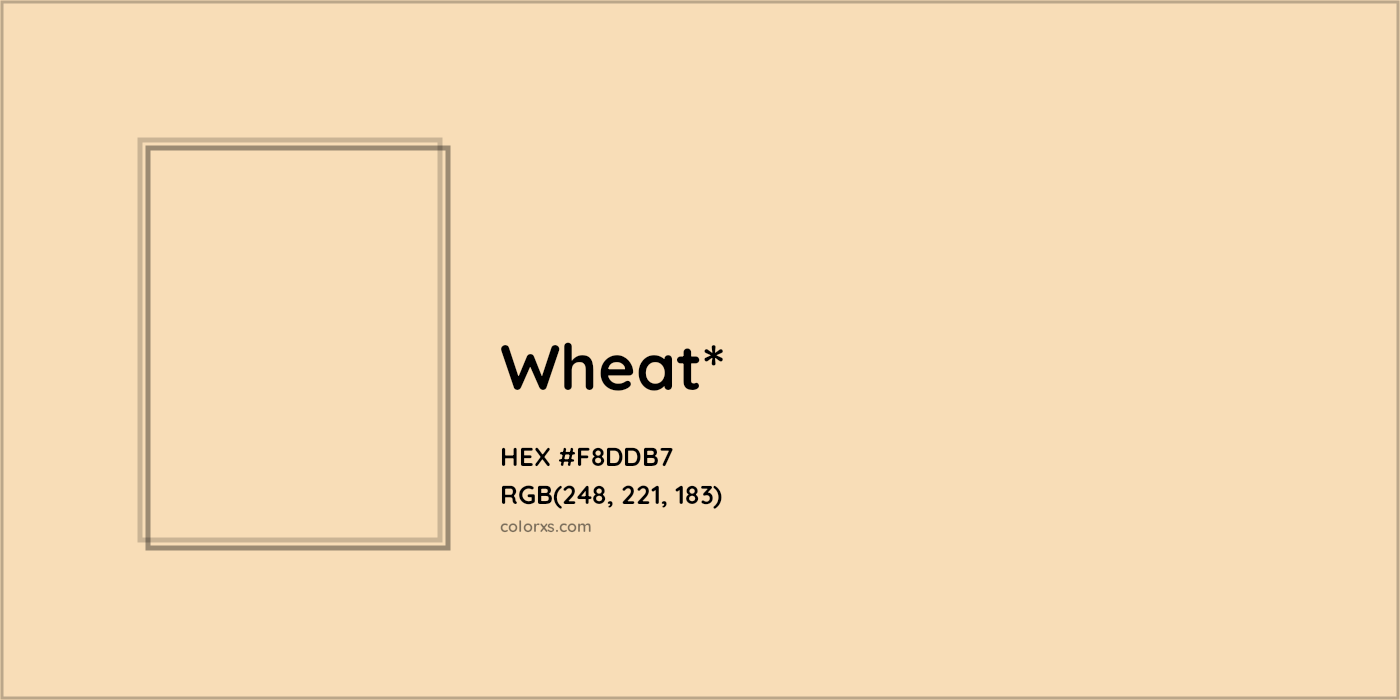HEX #F8DDB7 Color Name, Color Code, Palettes, Similar Paints, Images