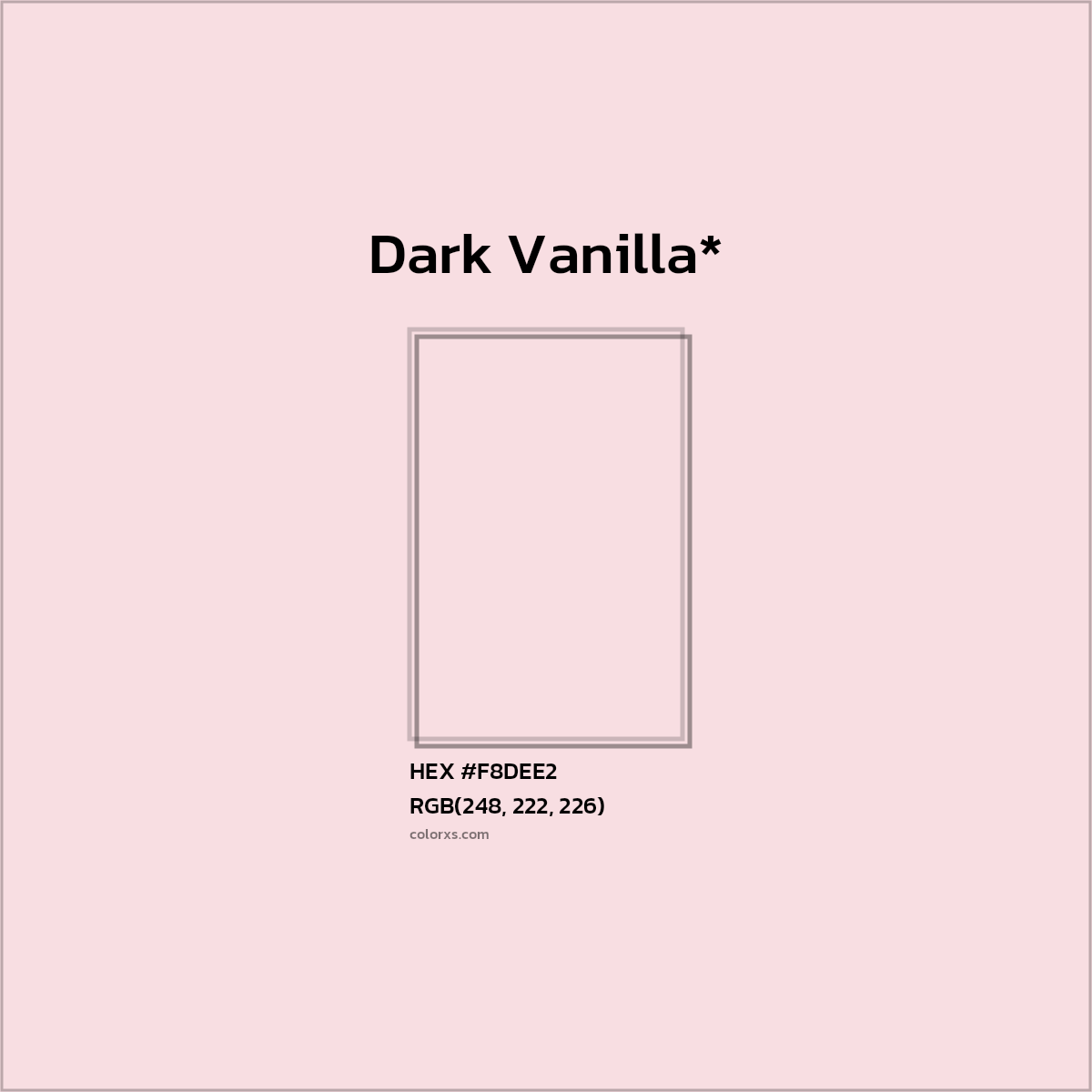 HEX #F8DEE2 Color Name, Color Code, Palettes, Similar Paints, Images