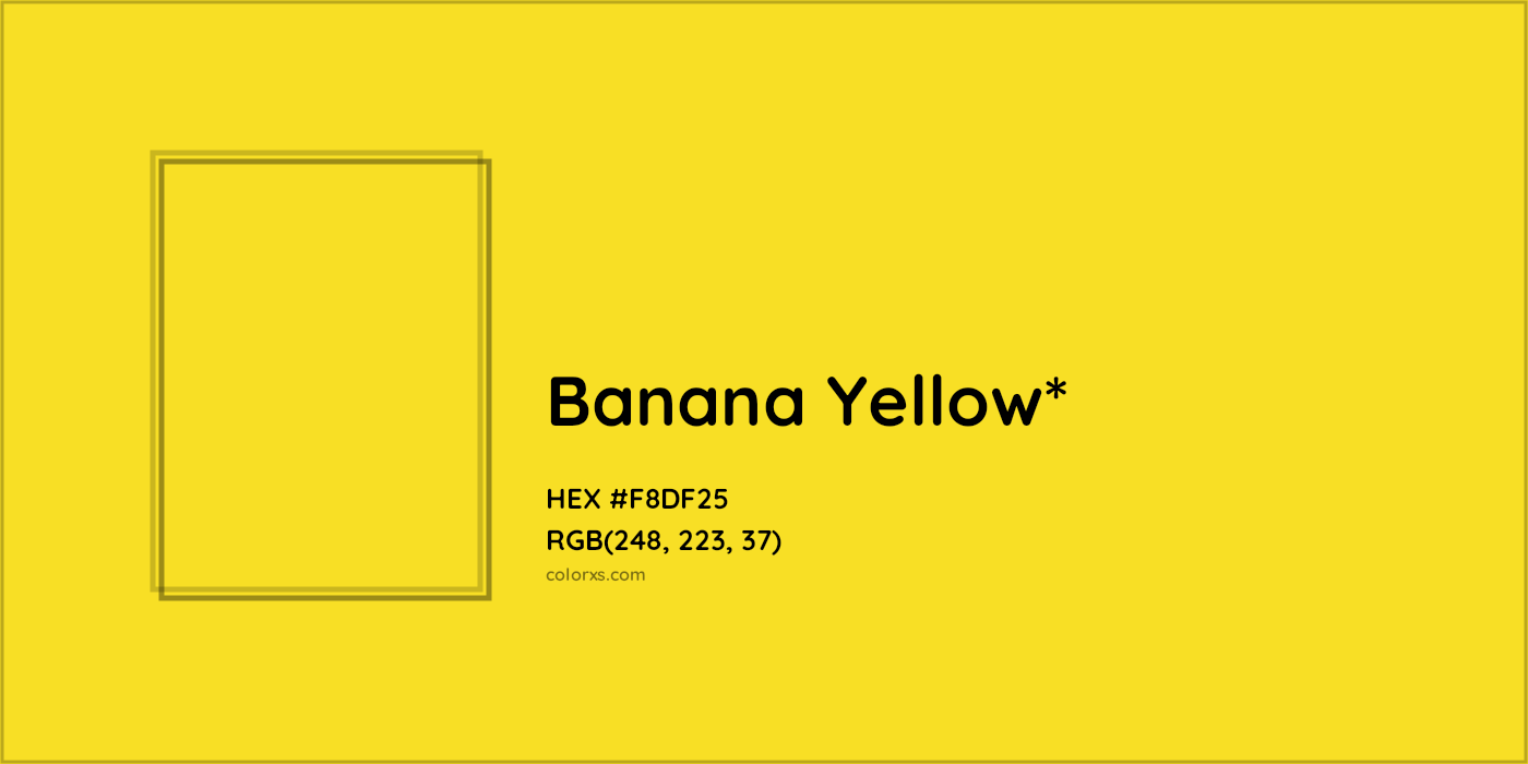 HEX #F8DF25 Color Name, Color Code, Palettes, Similar Paints, Images