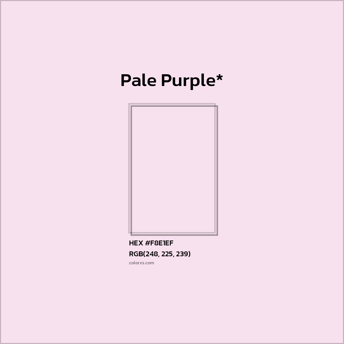 HEX #F8E1EF Color Name, Color Code, Palettes, Similar Paints, Images
