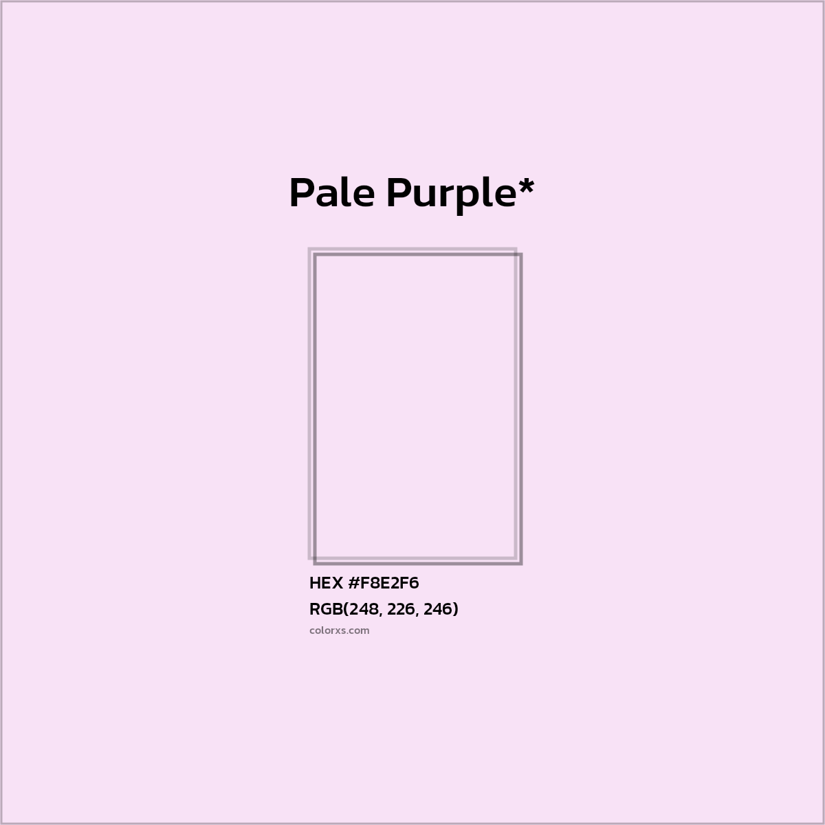 HEX #F8E2F6 Color Name, Color Code, Palettes, Similar Paints, Images