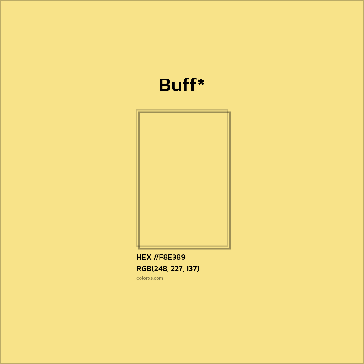 HEX #F8E389 Color Name, Color Code, Palettes, Similar Paints, Images
